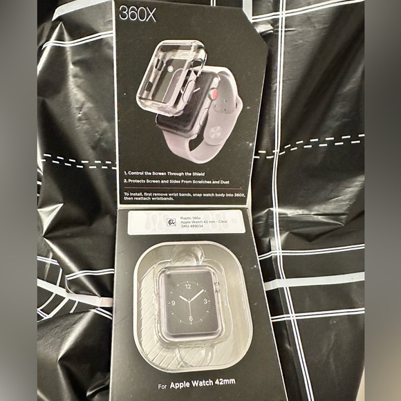 Brand New Clear AppleWatch Screen Protector and Cover - Picture 1 of 3
